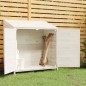 vidaXL Cobertizo de jardín madera de abeto maciza blanco 102x52x112 cm vidaXL Cobertizo de jardín madera de abeto maciza blanco 102x52x112 cm