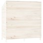 vidaXL Cobertizo de jardín madera de abeto maciza blanco 102x52x112 cm vidaXL Cobertizo de jardín madera de abeto maciza blanco 102x52x112 cm