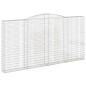 vidaXL Cesta gaviones forma arco hierro galvanizado 400x30x200/220 cm vidaXL Cesta gaviones forma arco hierro galvanizado 400x30x200/220 cm
