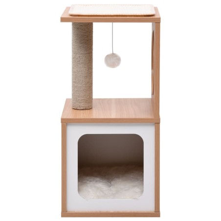 vidaXL Rascador para gatos con alfombra rascadora de sisal 60 cm