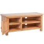 vidaXL Mueble para el televisor madera maciza roble 103x36x46 cm 