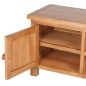 vidaXL Mueble para el televisor madera maciza roble 103x36x46 cm 