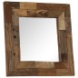 vidaXL Espejo de madera reciclada maciza 50x50 cm vidaXL Espejo de madera reciclada maciza 50x50 cm