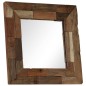 vidaXL Espejo de madera reciclada maciza 50x50 cm vidaXL Espejo de madera reciclada maciza 50x50 cm
