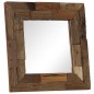vidaXL Espejo de madera reciclada maciza 50x50 cm vidaXL Espejo de madera reciclada maciza 50x50 cm