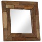 vidaXL Espejo de madera reciclada maciza 50x50 cm vidaXL Espejo de madera reciclada maciza 50x50 cm