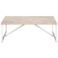 vidaXL Mesa de centro de madera maciza de mango 110x110x36 cm vidaXL Mesa de centro de madera maciza de mango 110x110x36 cm