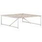 vidaXL Mesa de centro de madera maciza de mango 110x110x36 cm vidaXL Mesa de centro de madera maciza de mango 110x110x36 cm