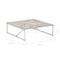 vidaXL Mesa de centro de madera maciza de mango 110x110x36 cm vidaXL Mesa de centro de madera maciza de mango 110x110x36 cm