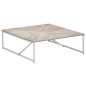 vidaXL Mesa de centro de madera maciza de mango 110x110x36 cm vidaXL Mesa de centro de madera maciza de mango 110x110x36 cm