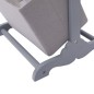 vidaXL Cesta de almacenaje de 2 piezas madera gris oscuro 35x35x72 cm vidaXL Cesta de almacenaje de 2 piezas madera gris oscuro 35x35x72 cm