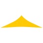 vidaXL Toldo de vela HDPE amarillo 160 g/m² 3,5x3,5x4,9 m vidaXL Toldo de vela HDPE amarillo 160 g/m² 3,5x3,5x4,9 m