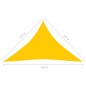 vidaXL Toldo de vela HDPE amarillo 160 g/m² 3,5x3,5x4,9 m vidaXL Toldo de vela HDPE amarillo 160 g/m² 3,5x3,5x4,9 m