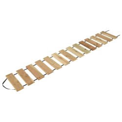 vidaXL Rollo de suelo madera de pino impregnada 50x300 cm