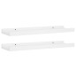 vidaXL Repisa para marcos de fotos 2 uds MDF blanco 40x9x3 cm vidaXL Repisa para marcos de fotos 2 uds MDF blanco 40x9x3 cm