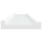 vidaXL Repisa para marcos de fotos 2 uds MDF blanco 40x9x3 cm vidaXL Repisa para marcos de fotos 2 uds MDF blanco 40x9x3 cm