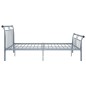 vidaXL Estructura de cama de metal gris 180x200 cm vidaXL Estructura de cama de metal gris 180x200 cm
