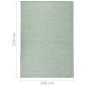 vidaXL Alfombra de exterior de tejido plano turquesa 140x200 cm vidaXL Alfombra de exterior de tejido plano turquesa 140x200 cm