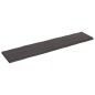 vidaXL Tablero mesa madera tratada borde vivo marrón 220x50x(2-6) cm vidaXL Tablero mesa madera tratada borde vivo marrón 220x50x(2-6) cm