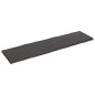 vidaXL Tablero mesa madera tratada borde vivo marrón 220x60x(2-6) cm vidaXL Tablero mesa madera tratada borde vivo marrón 220x60x(2-6) cm