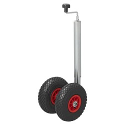 ProPlus Rodillo tensor doble llanta plástico neumático aire 26x8,5 cm