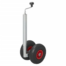 ProPlus Rodillo tensor doble llanta plástico neumático aire 26x8,5 cm