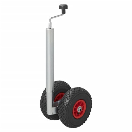 ProPlus Rodillo tensor doble llanta plástico neumático aire 26x8,5 cm