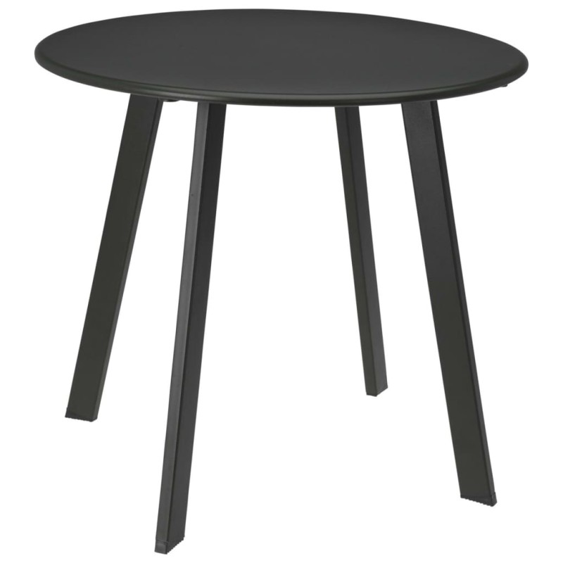 ProGarden Mesa auxiliar gris oscuro mate 50x45 cm ProGarden Mesa auxiliar gris oscuro mate 50x45 cm