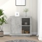 vidaXL Aparador gris hormigón 80x40x75 cm vidaXL Aparador gris hormigón 80x40x75 cm