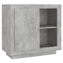 vidaXL Aparador gris hormigón 80x40x75 cm