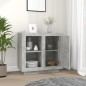 vidaXL Aparador gris hormigón 80x40x75 cm vidaXL Aparador gris hormigón 80x40x75 cm