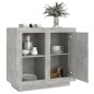 vidaXL Aparador gris hormigón 80x40x75 cm vidaXL Aparador gris hormigón 80x40x75 cm
