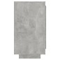 vidaXL Aparador gris hormigón 80x40x75 cm vidaXL Aparador gris hormigón 80x40x75 cm