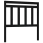 vidaXL Cabecero de cama madera maciza de pino negro 81x4x100 cm vidaXL Cabecero de cama madera maciza de pino negro 81x4x100 cm