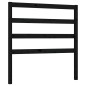 vidaXL Cabecero de cama madera maciza de pino negro 81x4x100 cm vidaXL Cabecero de cama madera maciza de pino negro 81x4x100 cm