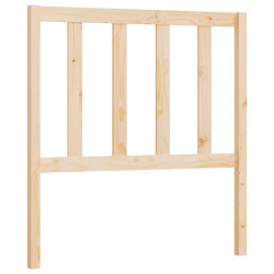 vidaXL Cabecero de cama madera maciza de pino 81x4x100 cm