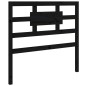 vidaXL Cabecero de cama madera maciza de pino negro 80,5x4x100 cm vidaXL Cabecero de cama madera maciza de pino negro 80,5x4x100 cm