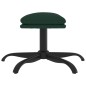 vidaXL Reposapiés de tela verde oscuro 60x60x36 cm vidaXL Reposapiés de tela verde oscuro 60x60x36 cm