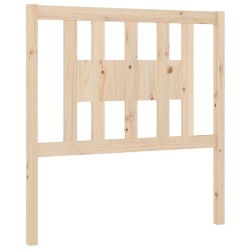 vidaXL Cabecero de cama madera maciza de pino 81x4x100 cm