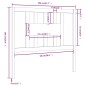 vidaXL Cabecero madera maciza de pino marrón miel 106x4x100 cm vidaXL Cabecero madera maciza de pino marrón miel 106x4x100 cm