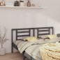 vidaXL Cabecero de cama madera maciza de pino gris 156x4x100 cm vidaXL Cabecero de cama madera maciza de pino gris 156x4x100 cm