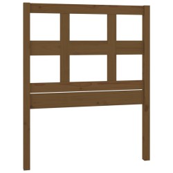 vidaXL Cabecero de cama madera maciza pino marrón miel 105,5x4x100 cm
