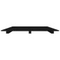 vidaXL Estructura de cama madera maciza de pino negro 75x190 cm vidaXL Estructura de cama madera maciza de pino negro 75x190 cm