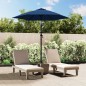 vidaXL Sombrilla de aluminio azul 200x224 cm vidaXL Sombrilla de aluminio azul 200x224 cm