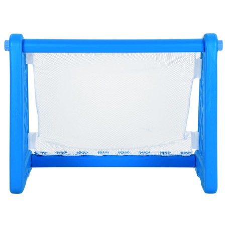 vidaXL Portería de fútbol infantil plástico 100x75x55 cm