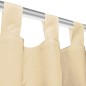 vidaXL Cortinas de micro-raso con bucles 2 unidades 140x245 cm beis vidaXL Cortinas de micro-raso con bucles 2 unidades 140x245 cm beis