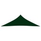 vidaXL Toldo de vela triangular tela Oxford verde oscuro 3,5x3,5x4,9m vidaXL Toldo de vela triangular tela Oxford verde oscuro 3,5x3,5x4,9m