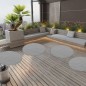 vidaXL Césped artificial con tacos redondo Ø130 cm gris vidaXL Césped artificial con tacos redondo Ø130 cm gris