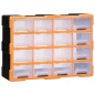 vidaXL Organizador multicajones con 16 cajones medianos 52x16x37 cm vidaXL Organizador multicajones con 16 cajones medianos 52x16x37 cm