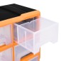 vidaXL Organizador multicajones con 16 cajones medianos 52x16x37 cm vidaXL Organizador multicajones con 16 cajones medianos 52x16x37 cm